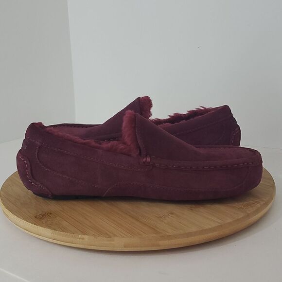 UGG Ascot Slipper Grape Suede Wool Comfort Loafer Men\'s US 8 NWOB main image 10